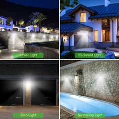 Garden Solar Lamp - PIR Motion Sensor LED Outdoor Light