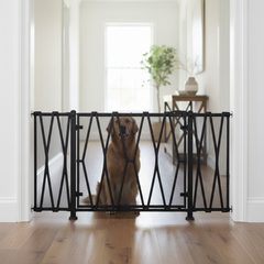 Black Foldable Protection Pet Safety Gate