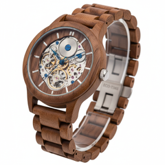 Classic Wooden Men's Mechanical Watch
