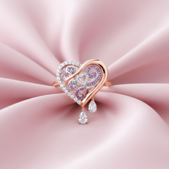 Creative Love Heart Ring