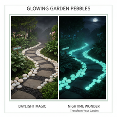 Glow in the Dark Garden Pebbles