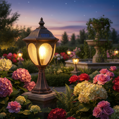Solar Powered Waterproof Vintage Garden Light